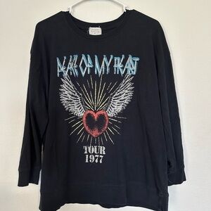 Urban Nation 2X Grunge Rock Graphic Band Tee